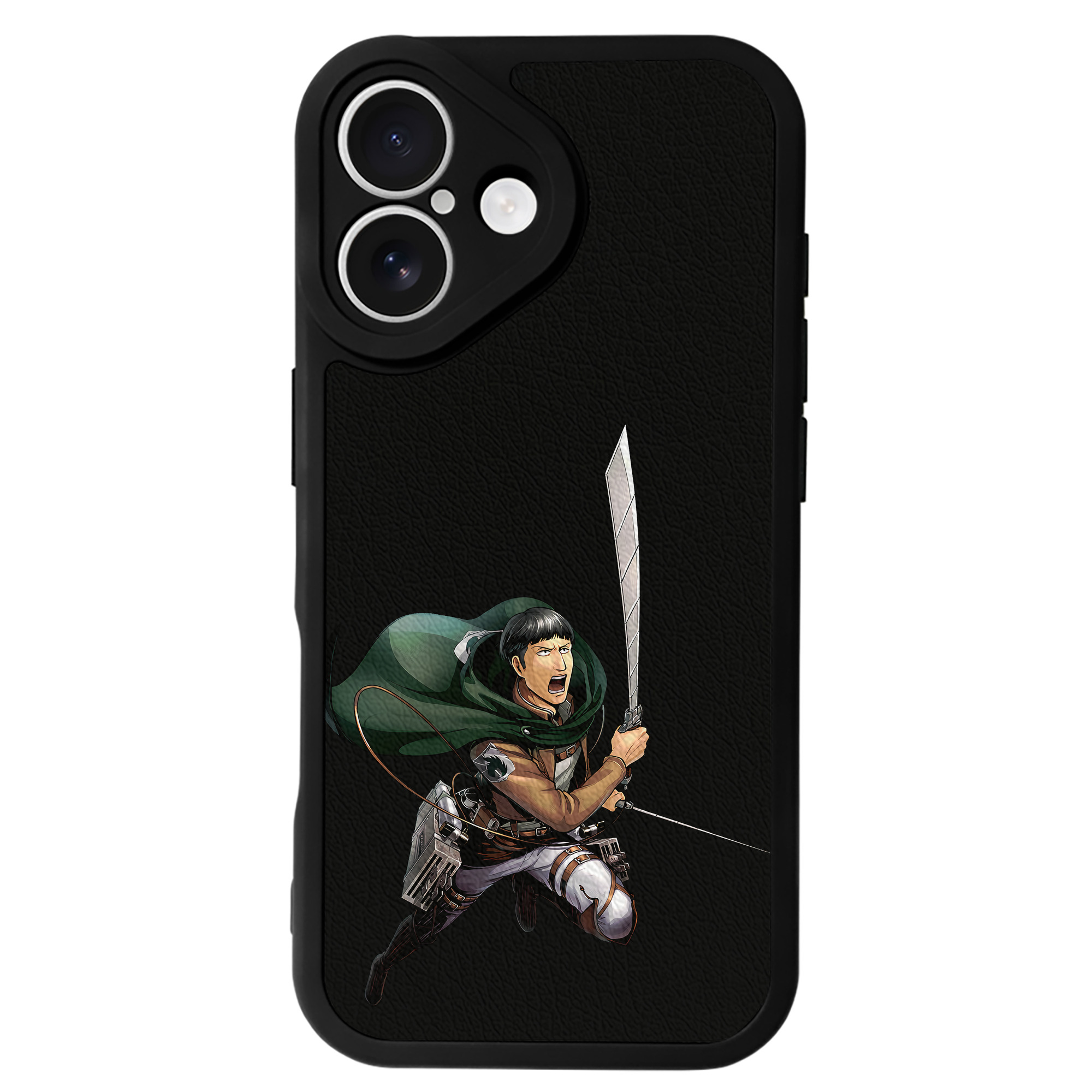 （画像用） 進撃の巨人 Attack on Titan 【iPhone 16シリーズ対応】シリコンスマホケース（レザー調） 材質：シリコン
